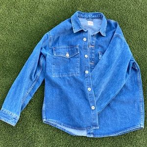 H&M oversized jean jacket